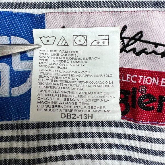 Wrangler George Strait Button Down Boys Green/Red Long Sleeve Size XL - Picture 7 of 8